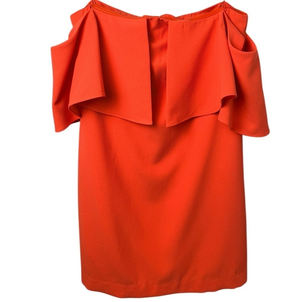 Trina Turk Cocktail/Evening Dress Off-the-Shoulder Salmon Size-12 EUC